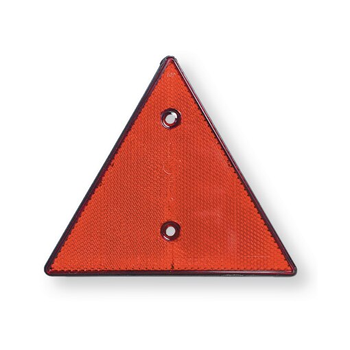 Catadioptre triangulaire rouge 